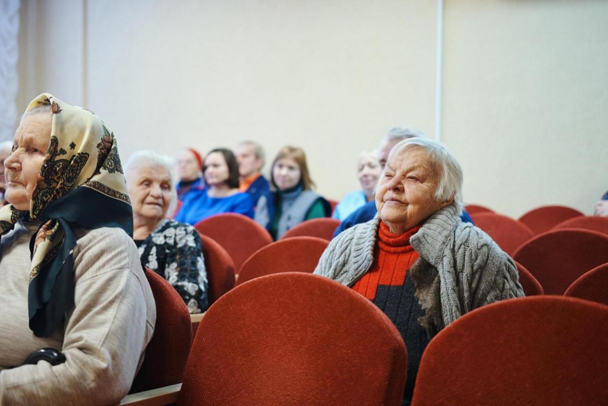 Акция «Студенчество БНТУ – ветеранам» в городском доме-интернате для ветеранов  войны и труда «Світанак» – Белорусский национальный технический университет  (БНТУ/BNTU)