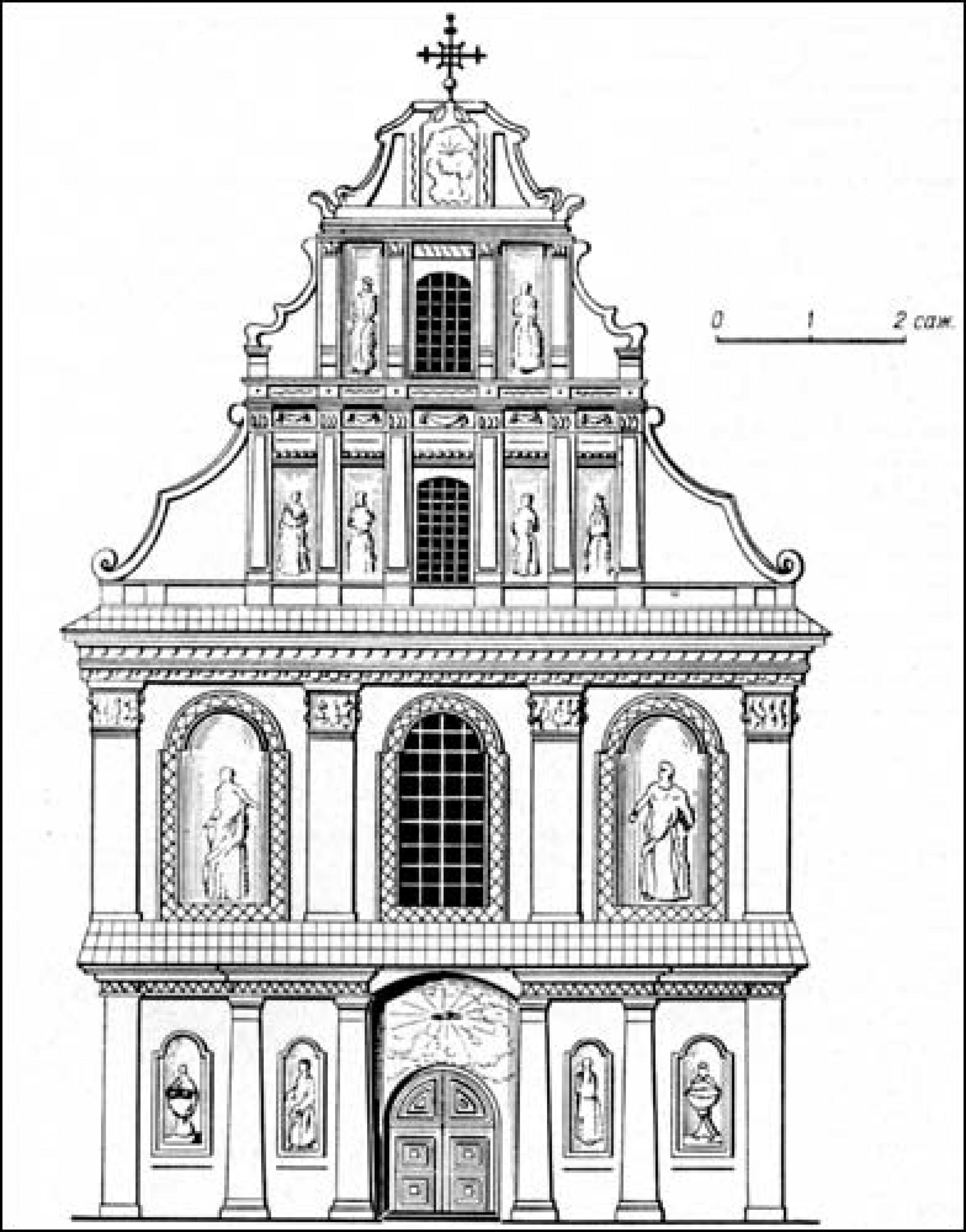Рисунок барокко карандашом