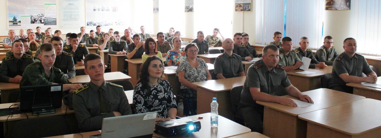 Коллектив ВТФ на праздничном мероприятии, посвященном Дню финансовой службы Вооруженных&nbsp; Сил Республики Беларусь.