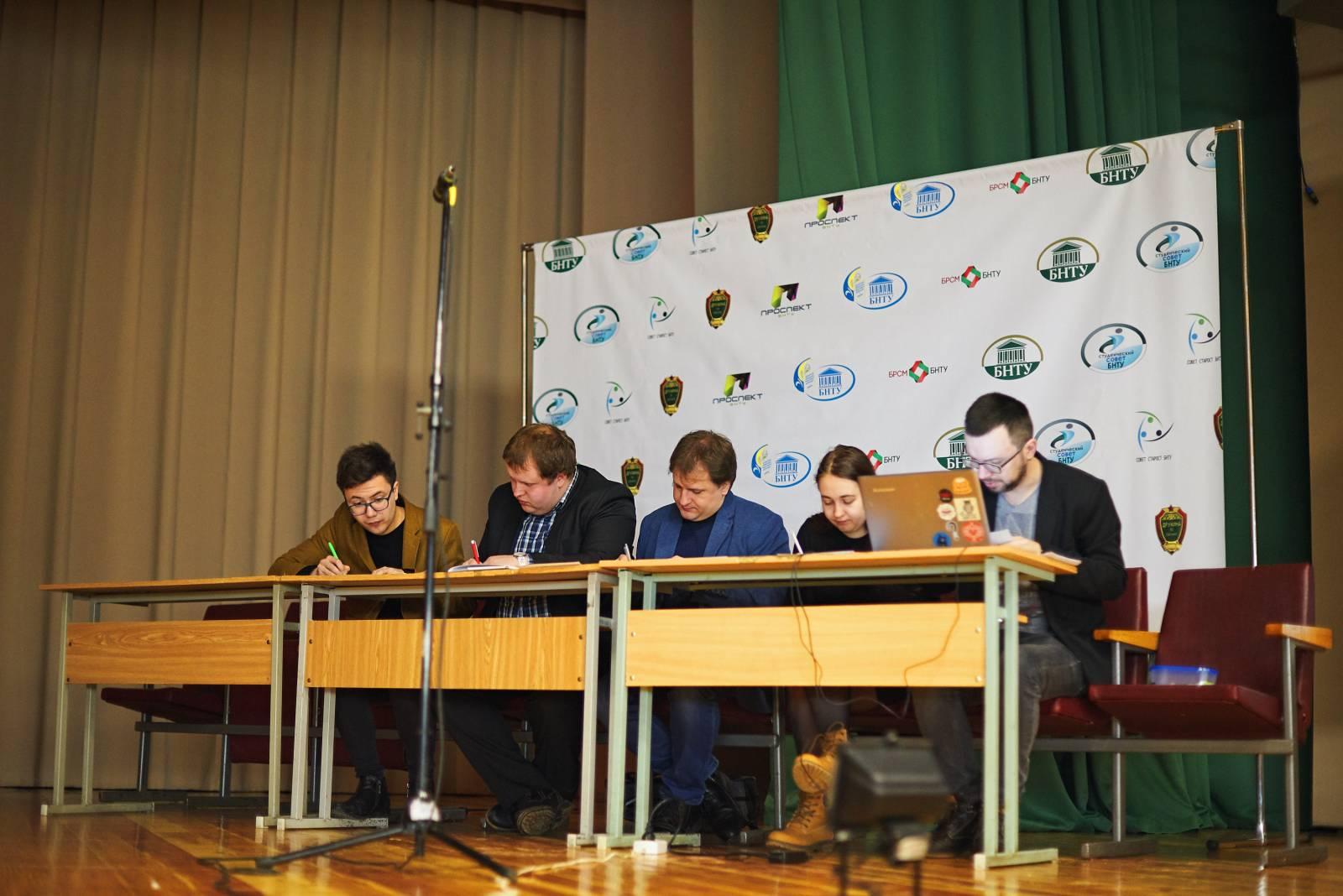 Жюри V республиканского турнира &laquo;Кубок Политеха&raquo; в БНТУ